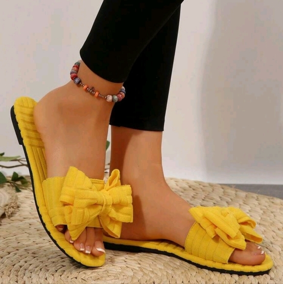 Women European & American Style Southeast Asia Velvet Bow Tie Casual - Picture 4 of 5